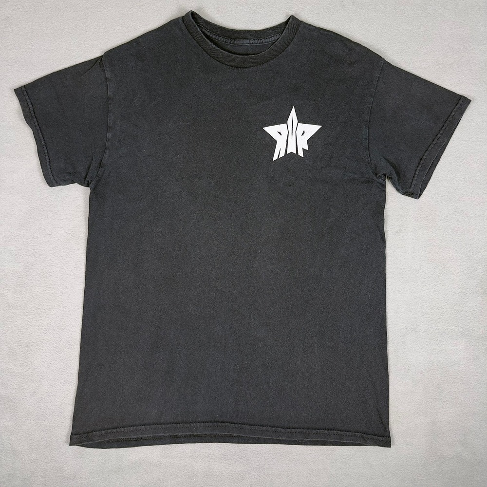 Rich Off Pain Star Graphic T-Shirt Mens M Black Streetwear ROP